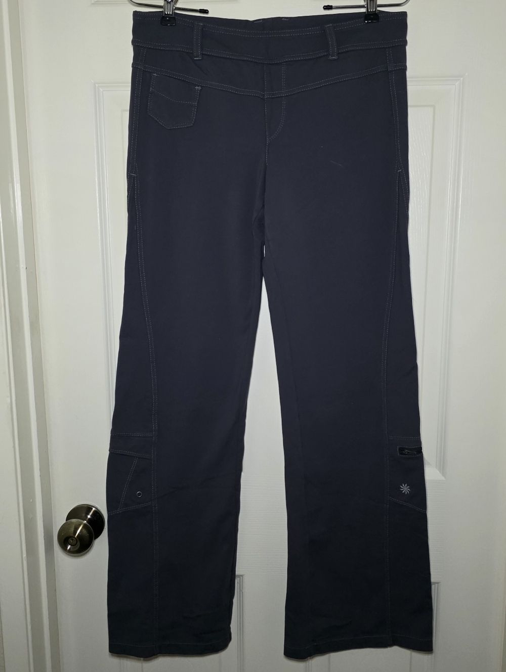 Athleta Pilayo Dipper Pant Boot-Cut Flare Pants Grey
